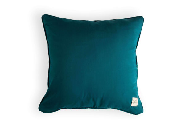 Dark turquoise back cushion
