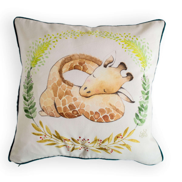 Giraffe cushion