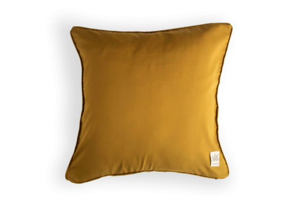 Golden back cushion